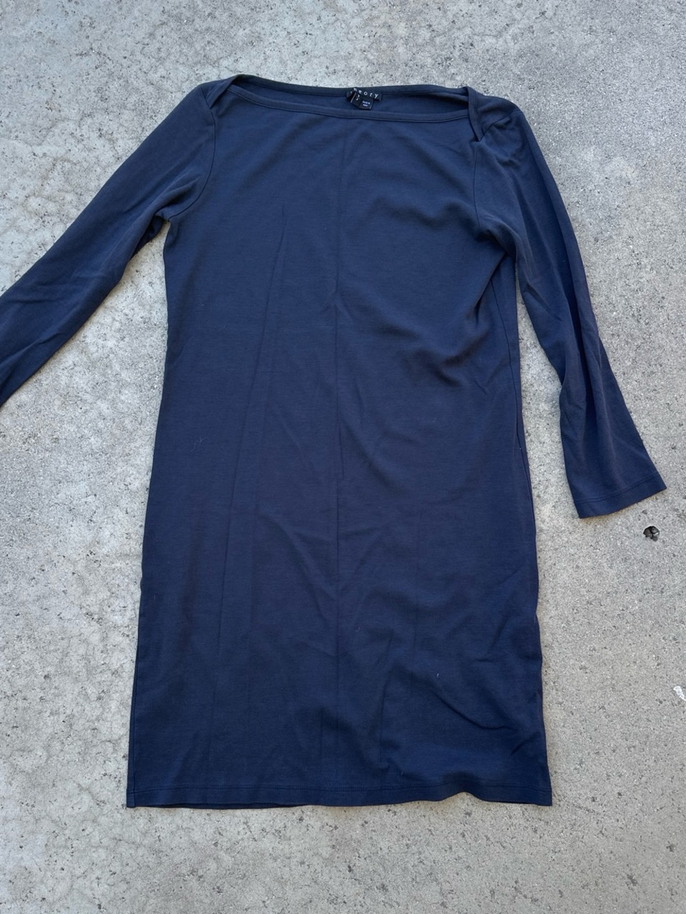 Theory Navy Shift Dress